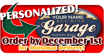 Custom Personalized Garage Signs Order By December 1st For